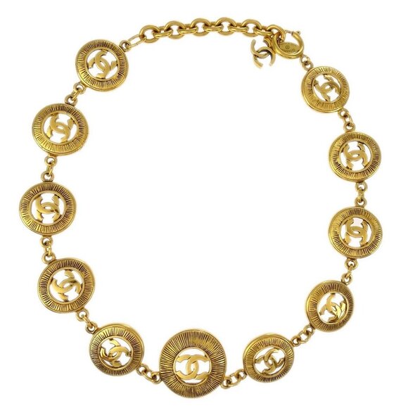 Chanel Chain Necklace Gold XX92082 - Picture 1 of 8